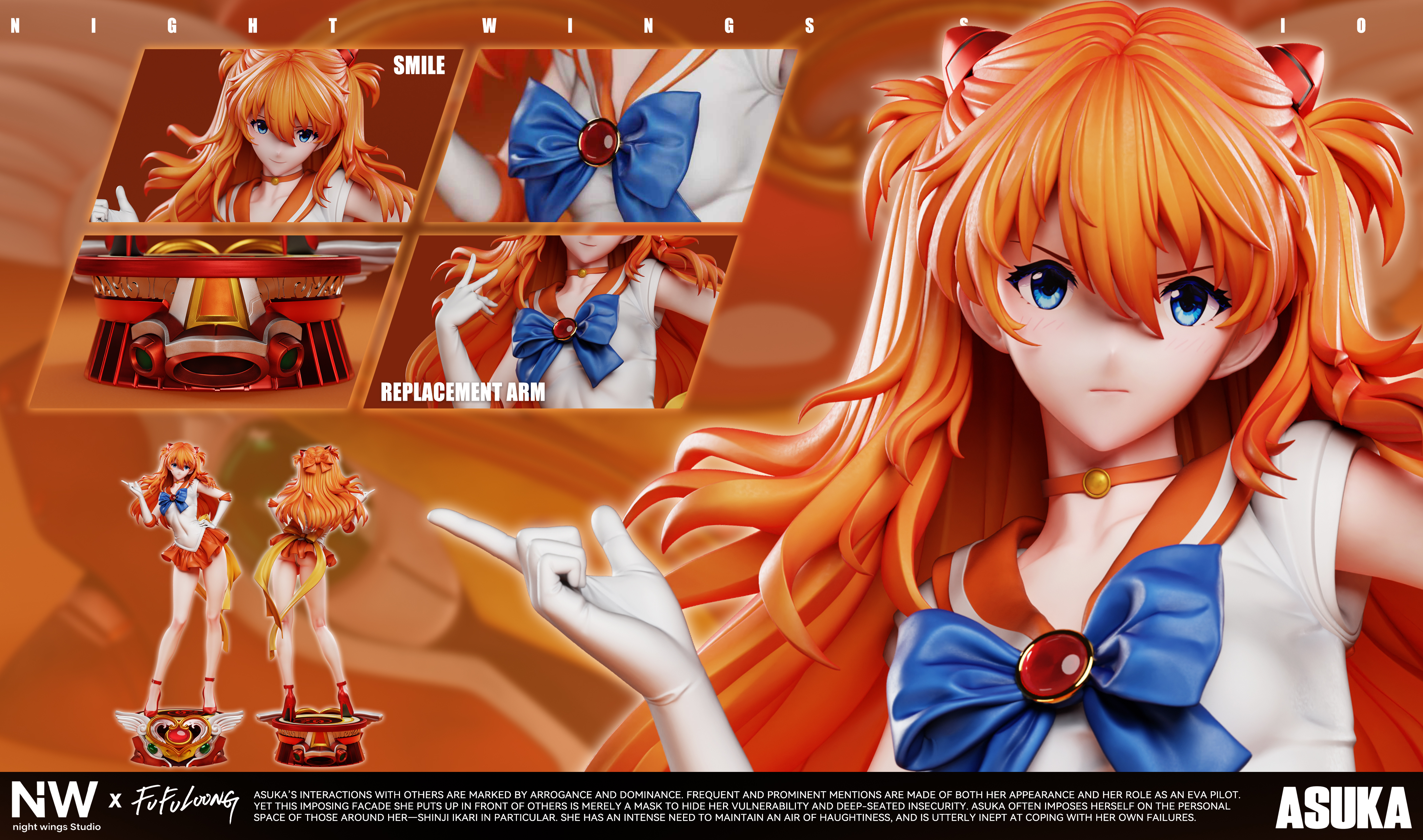 【Pre-sale】1/6 and 1/4 Scale Sailor Moon Asuka-Night Wing Studio