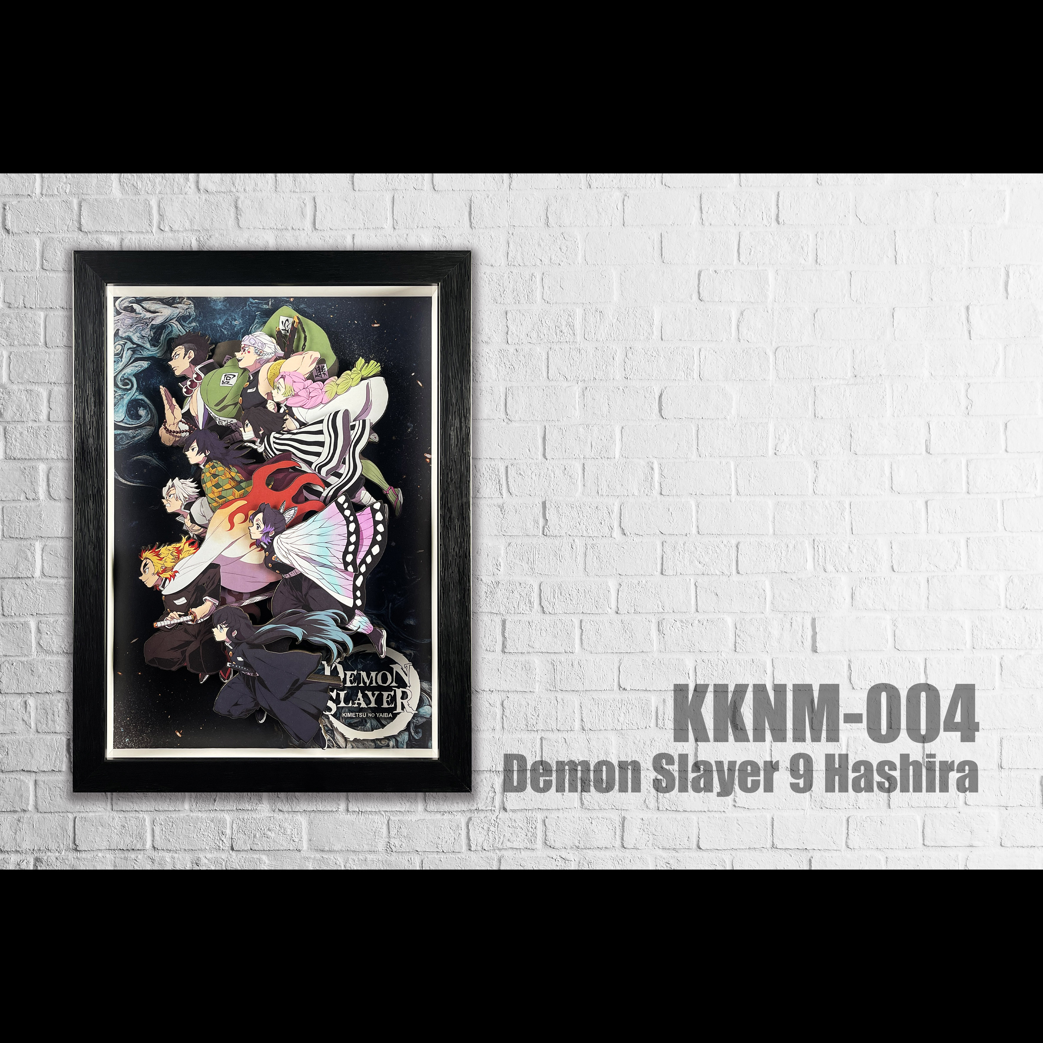 【Pre-sale】KKNM-004 Decorative Painting of Nine Hashiras-Black and White Studio