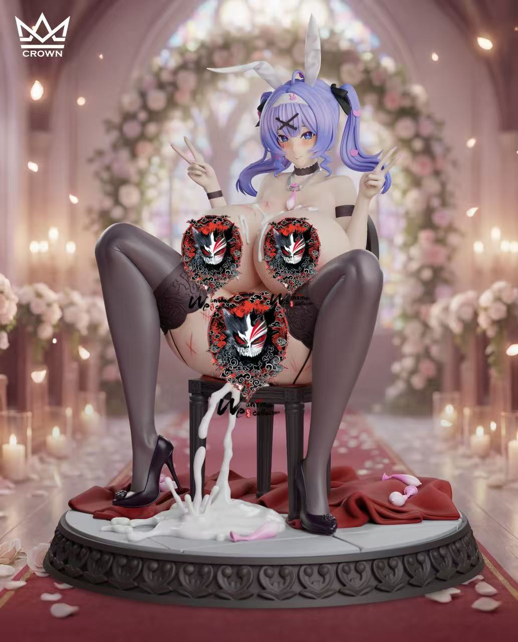 【Pre-sale】1/6 Scale Hatsune Miku and Hatsune Miku Rabbit Hole-Crown Studio