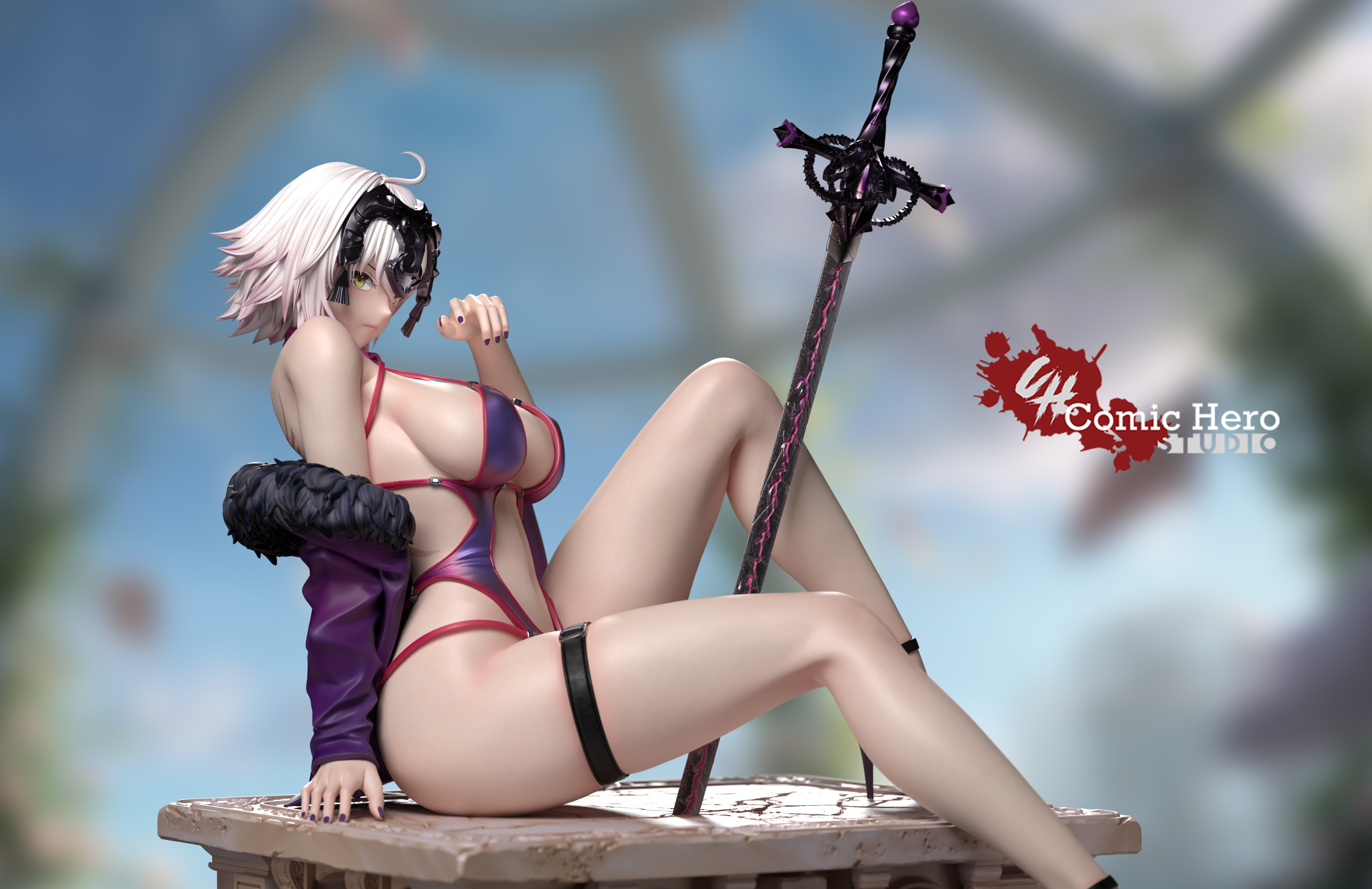 【Pre-sale】1/6 Scale Swimming Suit Joan of Arc-Comic Hero Studio