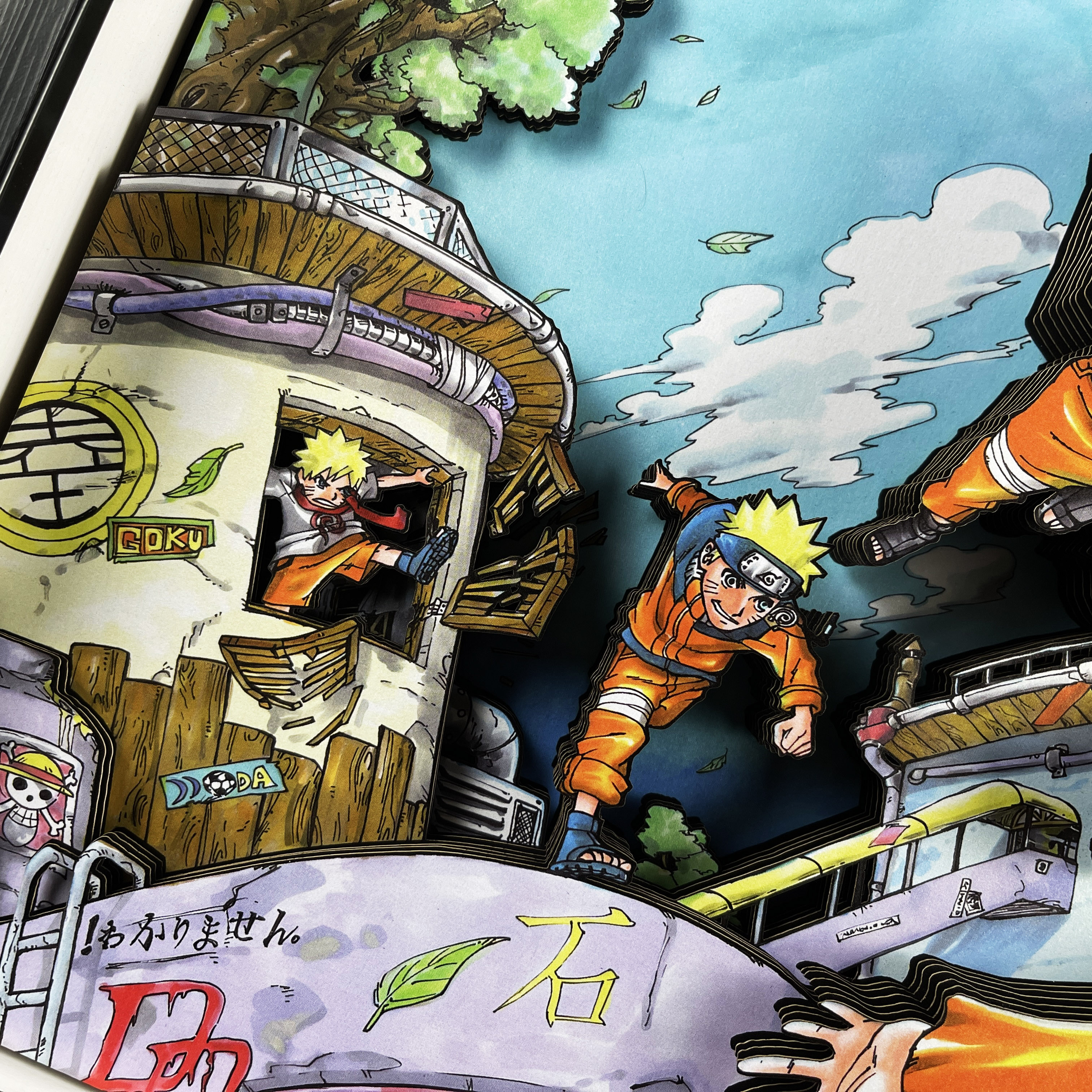 【Pre-sale】Decorative Painting of Naruto Way to Master-Black and White Studio