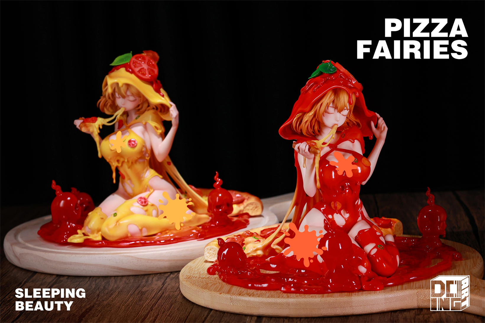 【Pre-sale】Sleeping Beauty-Pizza Fairies-Cheese Supreme and Classic Tomato-WeArtDoing Studio