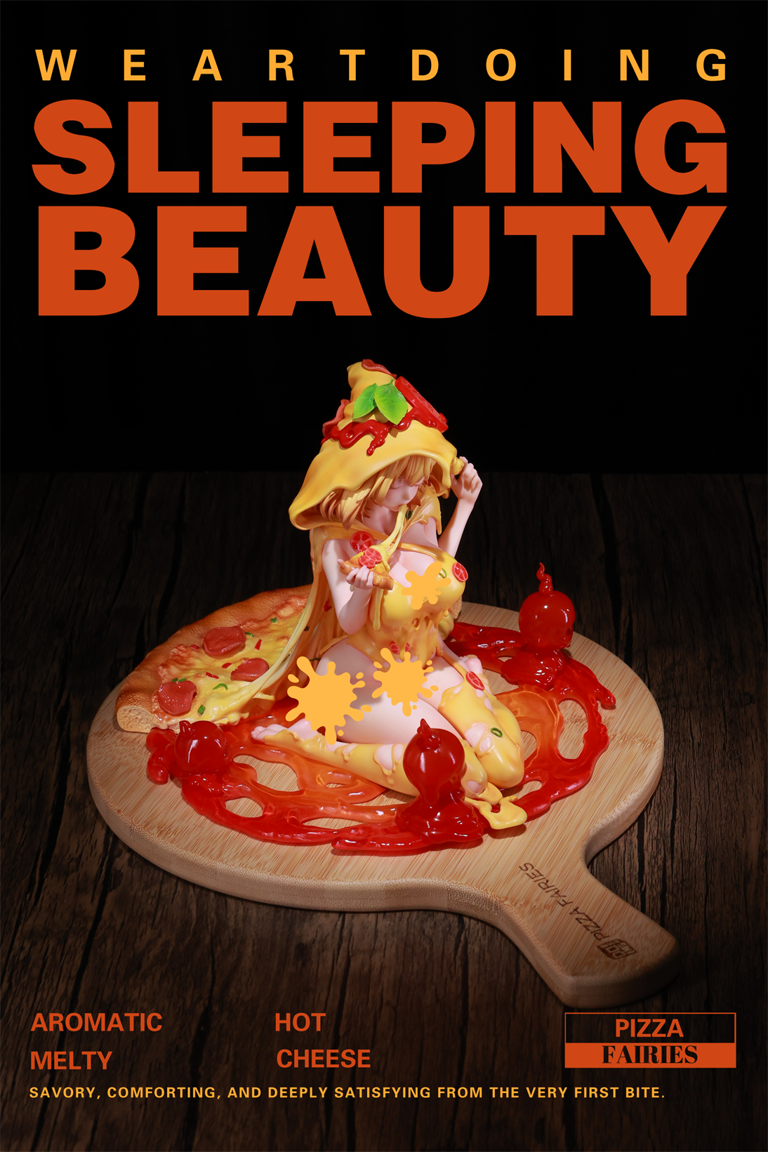 【Pre-sale】Sleeping Beauty-Pizza Fairies-Cheese Supreme and Classic Tomato-WeArtDoing Studio