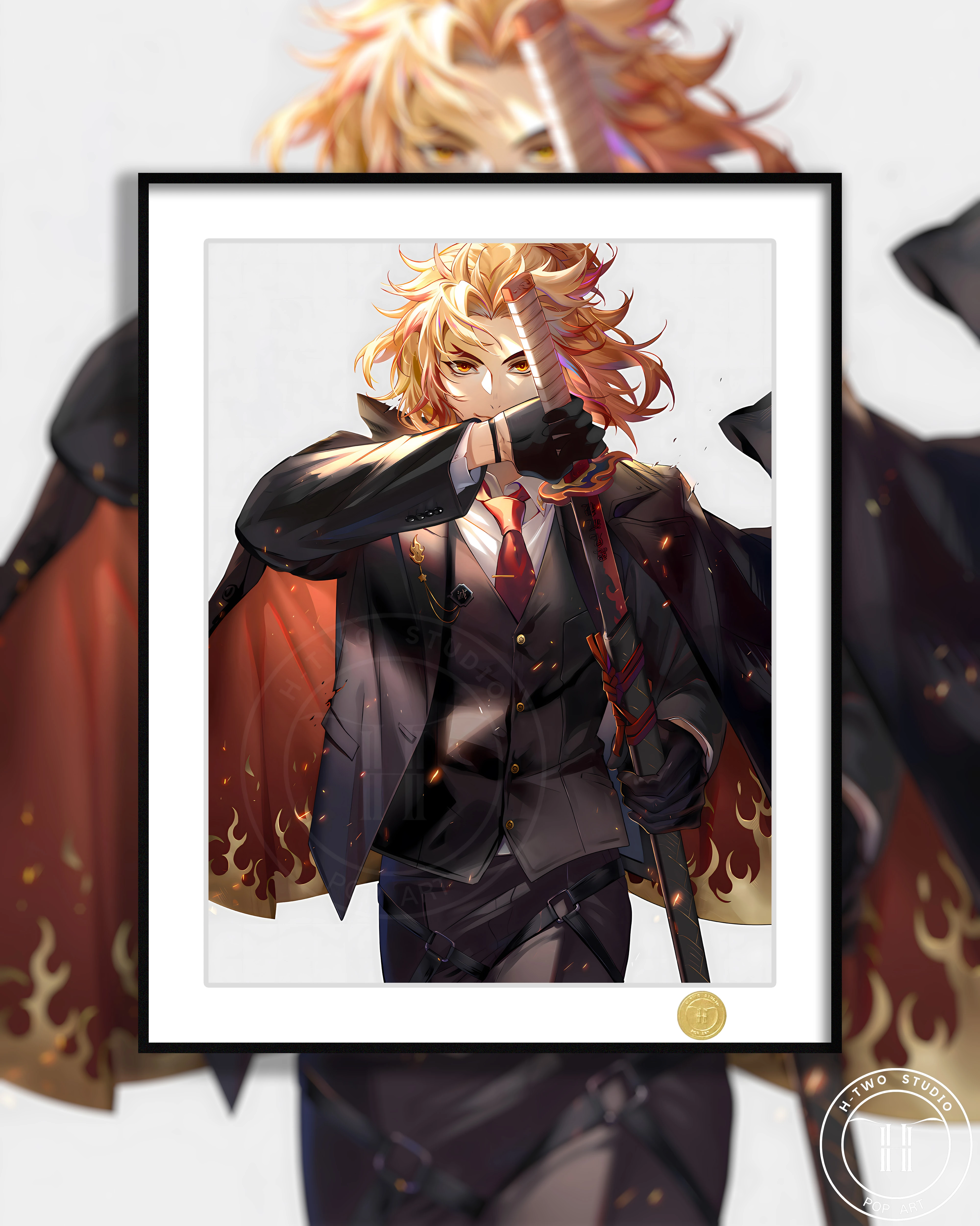 【Pre-sale】Decorative Painting of Suit Rengoku Kyoujurou-Demon Slayer-H2 ...