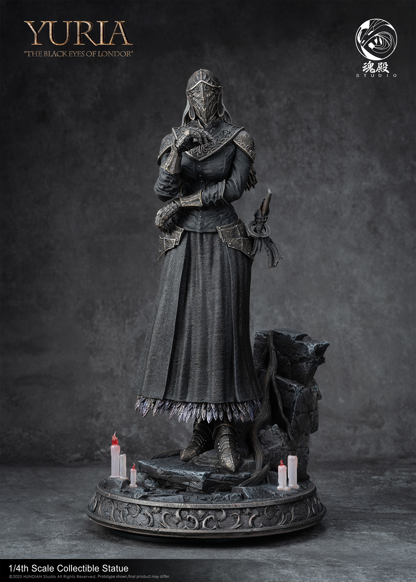 【Pre-sale】1/4ScaleTheBlackEyesofLondorYuria-DarkSouls-HundianSTUDIO